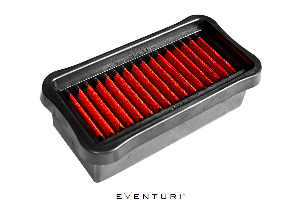 Eventuri BMW F97 X3M / F98 X4M replacement panel filter set for performance engine air filtration.