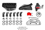 Eventuri hybrid carbon airbox system for BMW Z4M E85/E86, performance intake with white background, showcasing sleek carbon design.