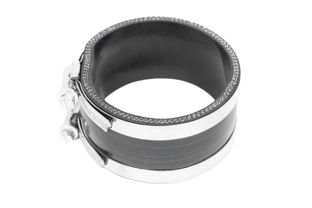 Eventuri F56 Mini Cooper S plastic intake with carbon scoop, showcasing high-performance automotive parts on white background