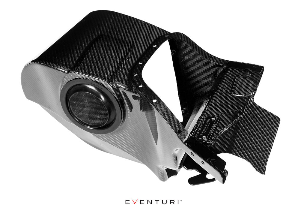 Eventuri carbon intake system for Honda Civic FL5 Type R on white background