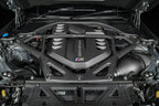 Eventuri matte carbon CSL strut brace installed on BMW G8X M2 M3 M4 engine bay