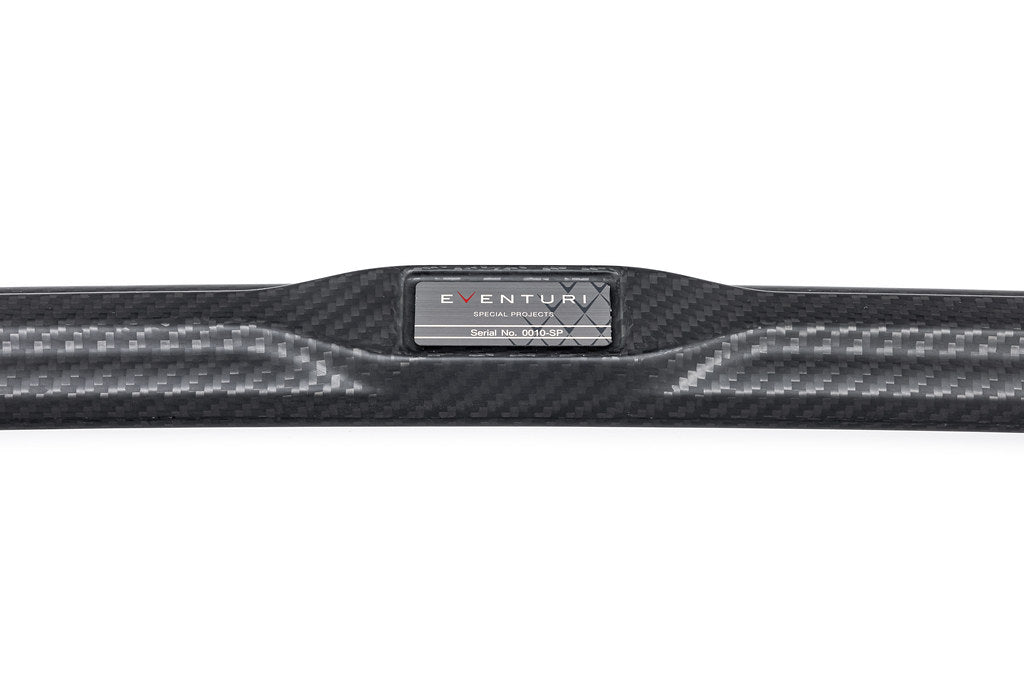 Eventuri matte carbon CSL strut brace for BMW G8X M2 M3 M4 on white background