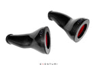 Eventuri BMW G90 G99 M5 carbon intake gloss finishes on white background