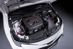 Eventuri GR Corolla carbon intake system installed in engine bay, showcasing matte finish and performance design.