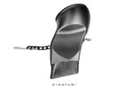 Eventuri GR Yaris carbon intake system in matte white, showcasing sleek performance air intake with carbon fiber components.