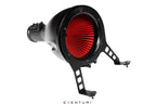 Eventuri GR Yaris carbon intake system with matte white finish, showcasing its sleek, performance-oriented design.