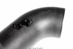 Eventuri GR Yaris carbon intake system with rear tube and white EPDM coupler, showcasing high-performance automotive parts.