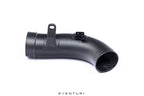 Eventuri GR Corolla carbon intake system installed, showcasing a sleek matte white finish on a Toyota GR Corolla performance engine component.