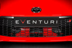 Eventuri Toyota GR86 black carbon fiber intake system with performance scoops installed, enhancing engine airflow and style.