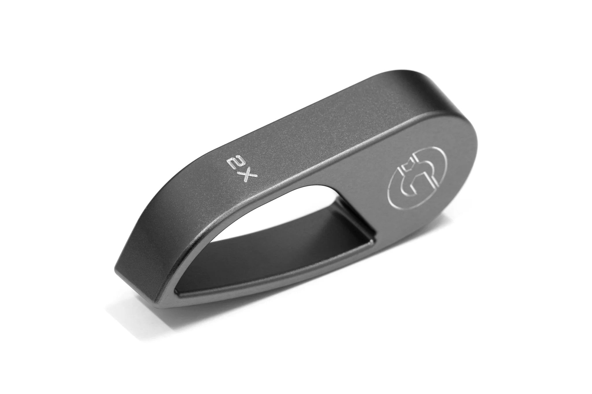 Goldenwrench BMW G-chassis M hood latch handle in grey finish white background