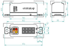 CANchecked TCC04 Thermocouple CAN Converter with 4-pin DTM Connector