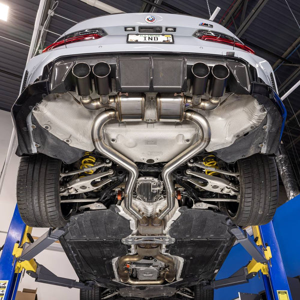 Supersprint race exhaust on a BMW G8X M3
