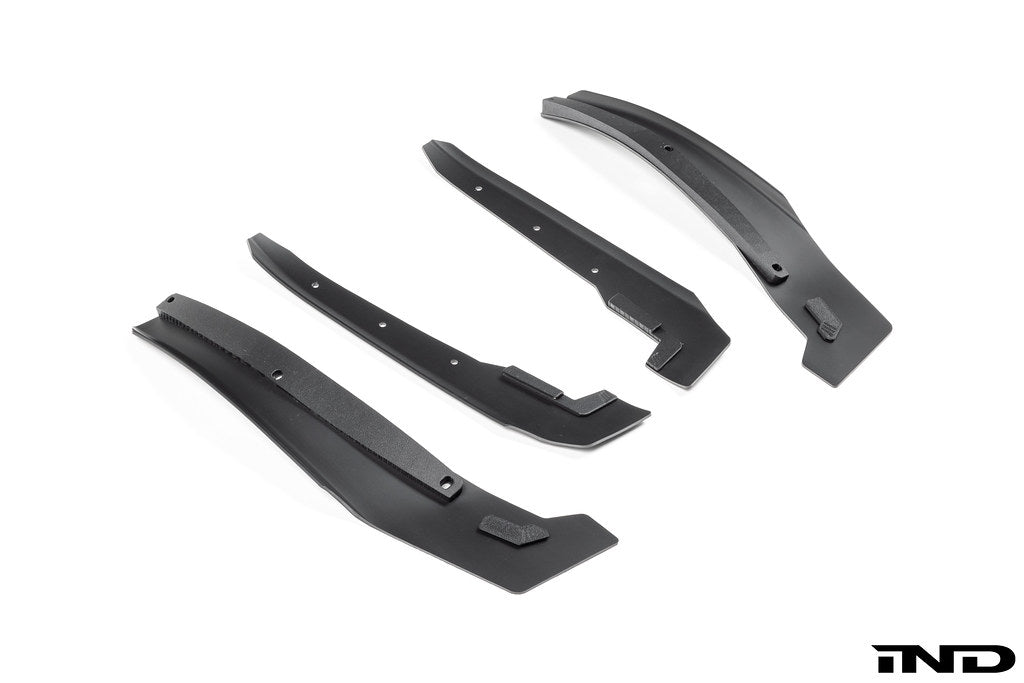 Megachip G45 X3 exterior splash guard set with mud flaps for BMW G45 X3, shown on a white background.