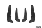 Set of Megachip G45 X3 exterior splash guards and mud flaps for BMW G45 X3, shown on a white background.