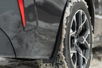 Megachip G45 X3 exterior splash guard set installed on a BMW G45 X3, showing factory bodyline fitment and protective exterior guards.