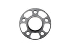Black anodized MMX Performance BMW and Supra 5x112 wheel spacer kit with 12mm, 15mm, and 18mm spacers on wheels.
