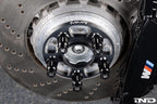 MMX Performance BMW and Supra 5x112 wheel spacer kit installed on G80, G82, and G87 models showing the wheel fitment.