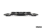 MMX Performance BMW F8X Underbody Chassis Brace on a white background, precision CNC machined from billet 6061-T6 aluminum to increase exhaust clearance, improve chassis rigidity, and provide a direct OEM-fit installation for the F87 M2, M2 Competition, F80 M3, and F82/F83 M4.