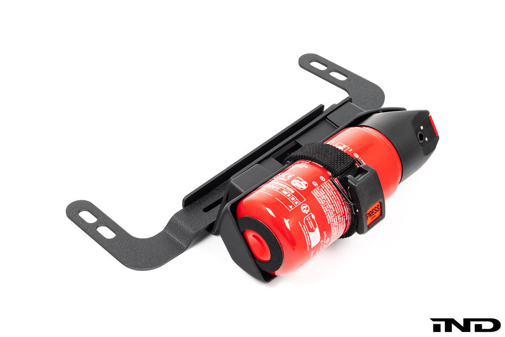 OEMExtinguishers universal fire extinguisher kit with floor mount and flat ends, designed for interior use.