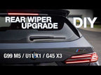 BMW G99 M5 G45 X3 U11 X1 rear wiper gloss black upgrade DIY