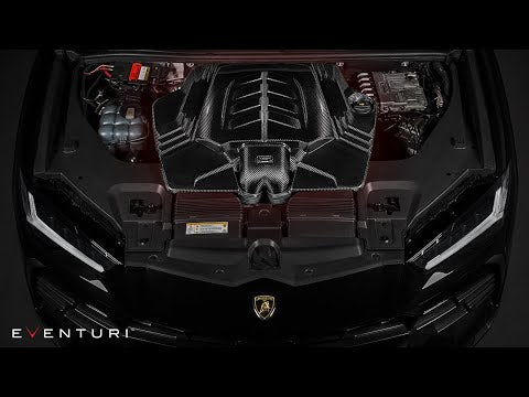 Eventuri carbon fiber intake installed on a 4.0TFSI twin turbo V8 engine