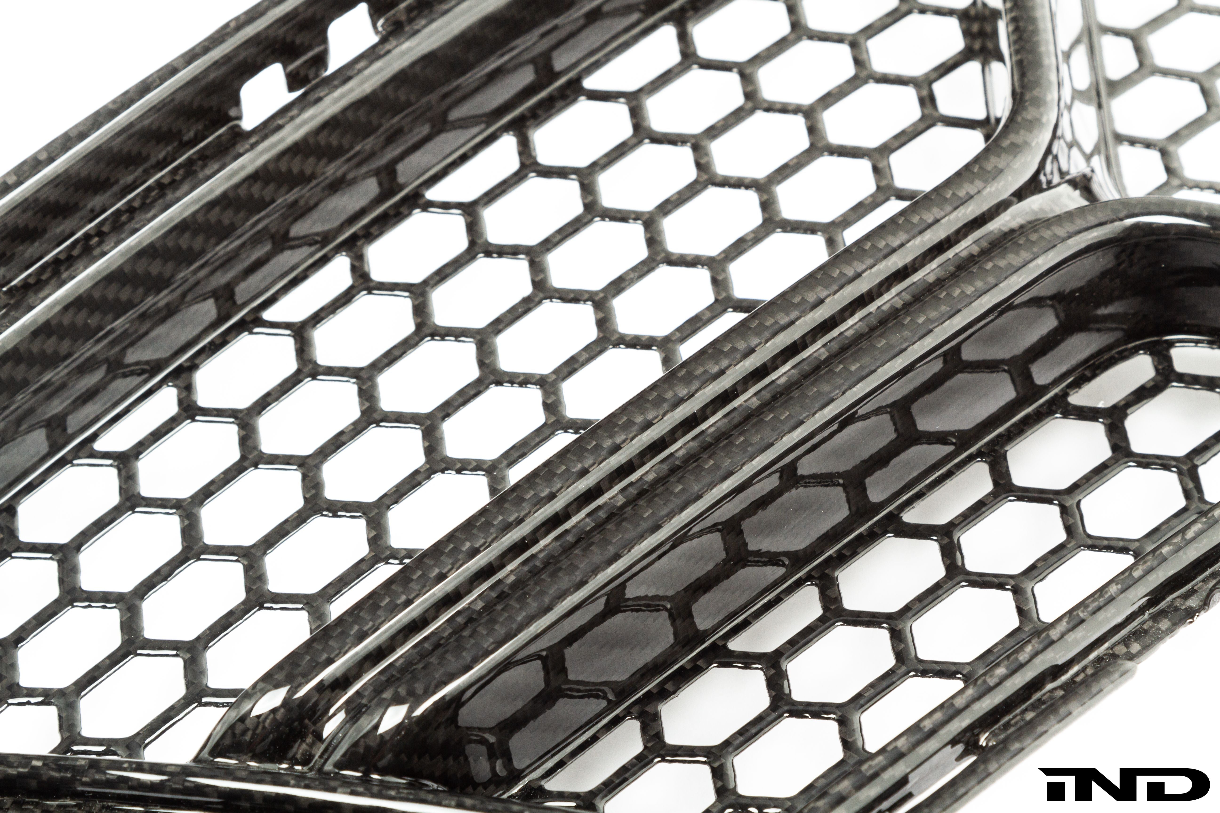 Y1105 GN8-200 Gloss Charcoal QM アウトレット AutoTecknic G8X M3/M4 Dry Carbon Front Vent Trim Set