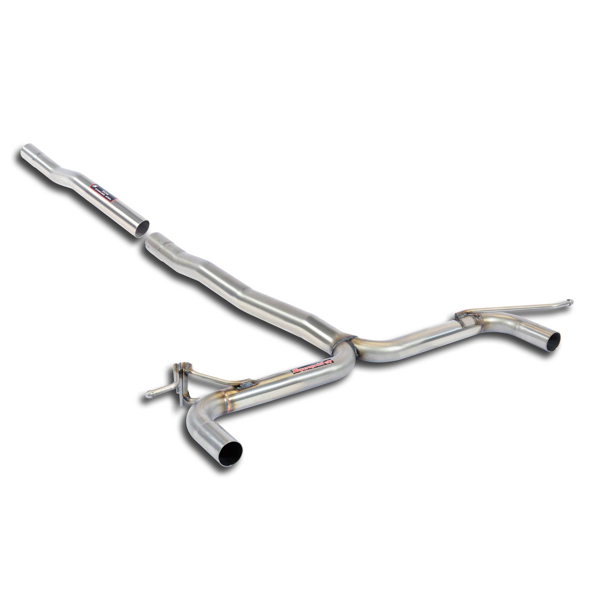 Supersprint BMW F44 2 Series Gran Coupè Rear pipe Y-Pipe Right - Left (Muffler delete)