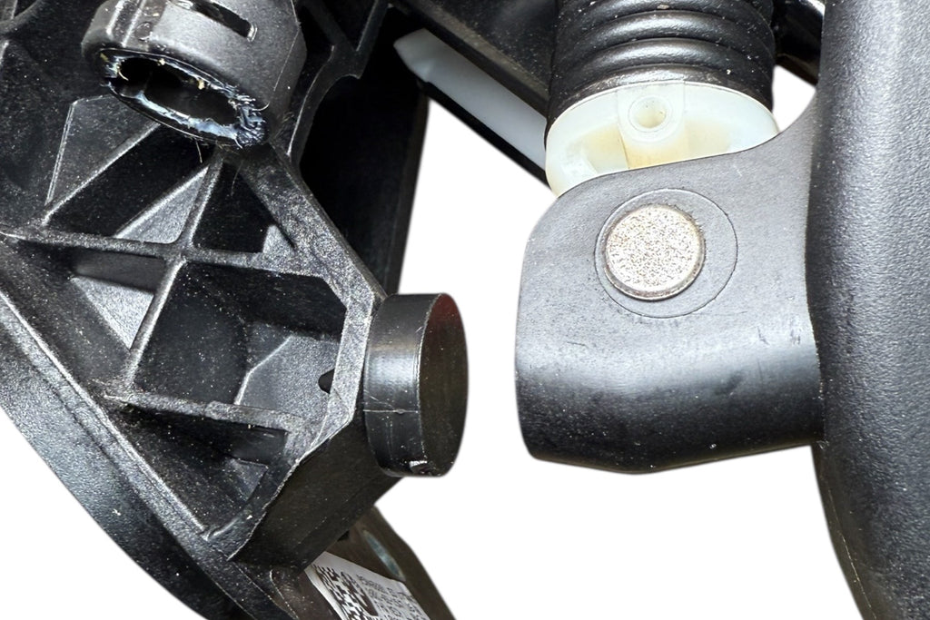 Rogue Engineering clutch stop for BMW E9X, F8X, G8X models, performance part shown on a white background.