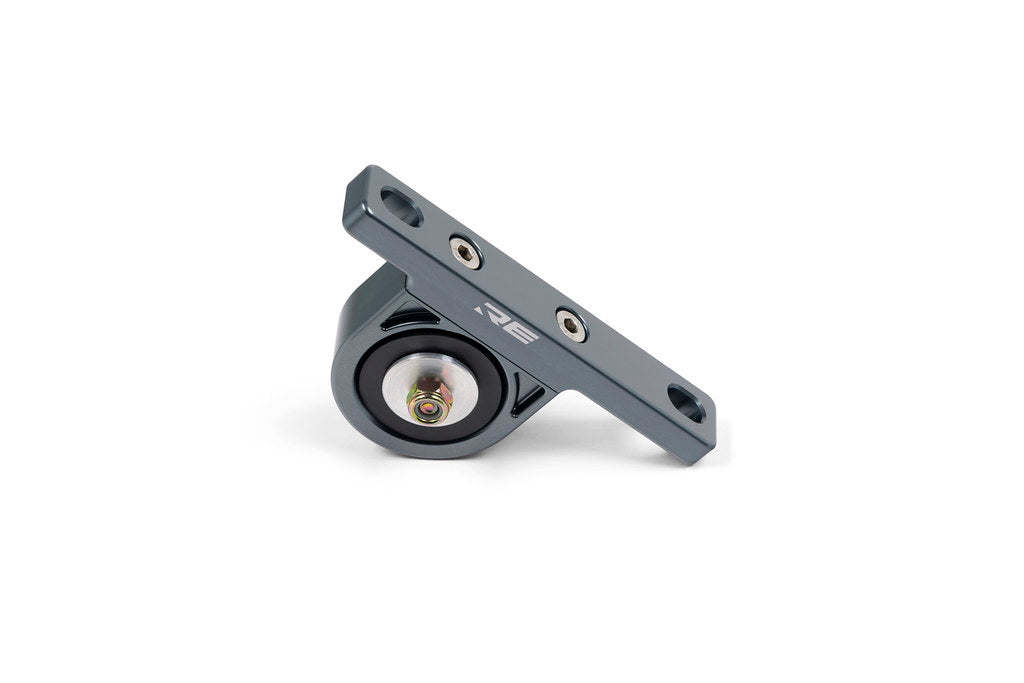 Rogue Engineering BMW E36/E46/E9X rear muffler hanger, white exhaust hanger for rear muffler repair or replacement.