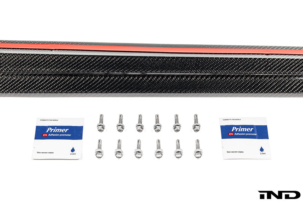 TREVORA carbon side skirt set for the BMW F97 X3M and F98 X4M