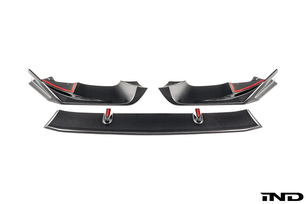 TREVORA carbon front splitter for the BMW F97 X3M and F98 X4M Pre-LCI