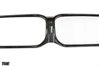 TREVORA G30 M5 F90 LCI exterior carbon fiber grille surround for 5-Series and M5 models on white background.