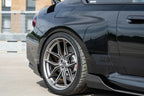 TREVORA G87 M2 Carbon Side Skirt Set installed on a vehicle, showcasing sleek exterior car side skirts for enhanced aerodynamics.