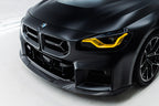 TREVORA BMW G87 M2 TR87 Ultimate Carbon Kit exterior with flat front splitter installed on a sporty car.