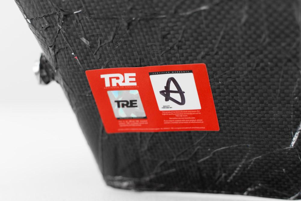 TREVORA G87 M2 TR87 carbon front air duct set for exterior, featuring white lightweight aerodynamic ducts for BMW M2.