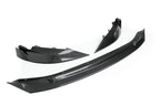 TREVORA G8X M3 M4 pre-preg carbon fiber front splitter for exterior car enhancement, shown on a white background.
