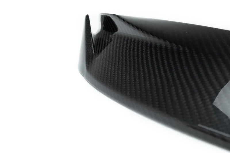 TREVORA G8X M3 M4 carbon fiber front splitter for exterior, featuring pre-preg construction and aerodynamic design.