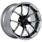 BBS E9X M3 RI-S 20-inch wheel set showing sleek, multi-spoke alloy wheels with a polished finish and BBS branding.