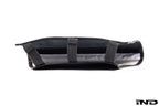 Wunderworks BMW M Carbon bucket seat upper bolster protector set in white, designed for interior seat protection.