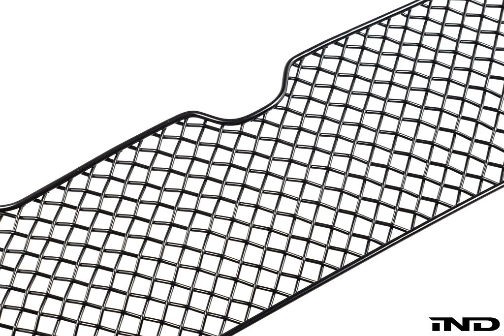 Zunsport Porsche Carrera 992.2 front lower grille set in black stainless steel, exterior automotive accessory for enhanced style and protection
