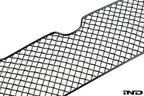Zunsport Porsche Carrera 992.2 front lower grille set in black stainless steel, exterior automotive accessory for enhanced style and protection