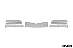 Zunsport Porsche Carrera 992.2 front lower grille set in black stainless steel, exterior car accessory for enhanced style and protection.