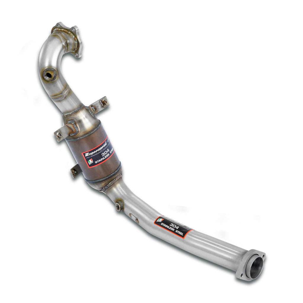 Supersprint 500 ABARTH Turbo Downpipe Kit + Metallic Catalytic Converter