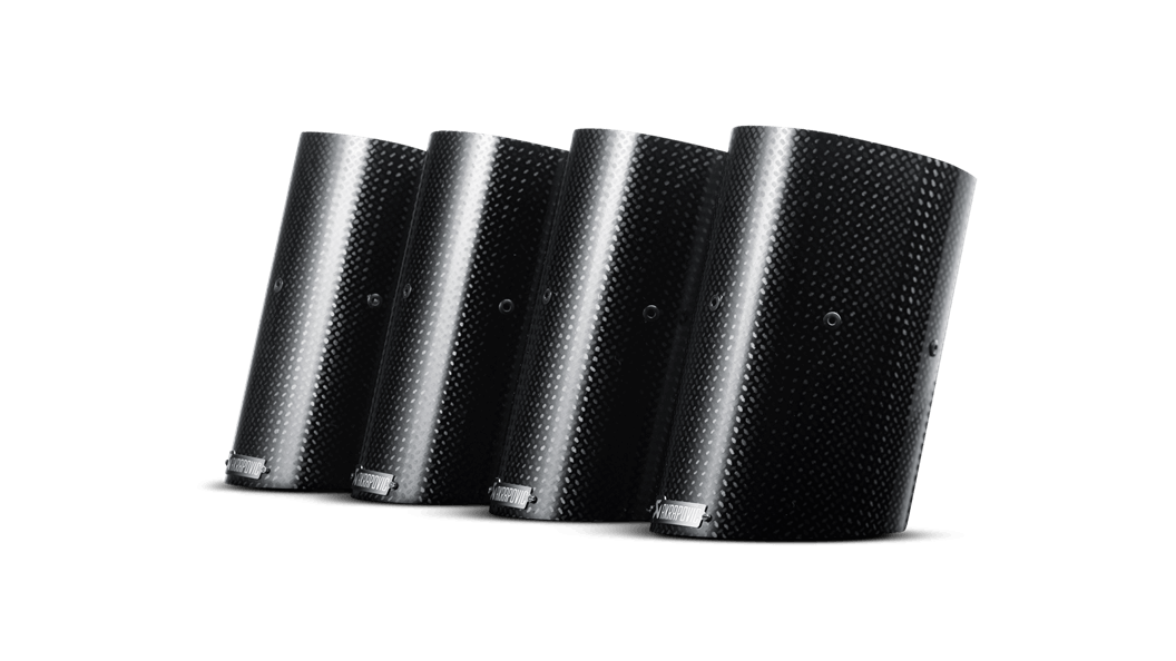 Akrapovic e92 e93 m3 evolution exhaust system w carbon tail pipe set titanium - iND Distribution