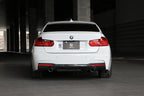 3d design f30 f31 335 m sport carbon fiber rear diffuser - iND Distribution