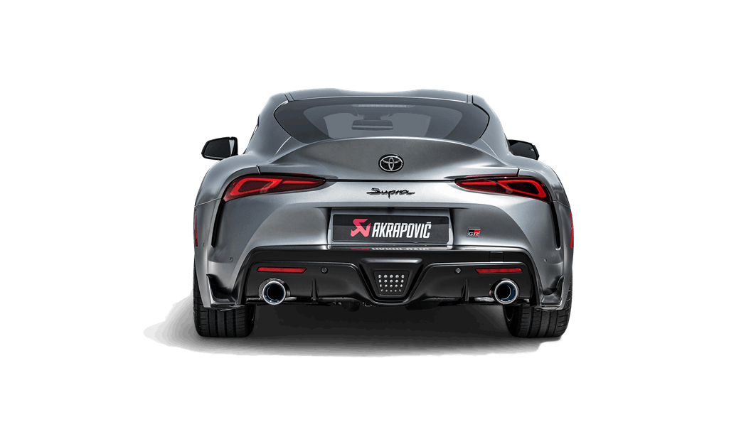 Akrapovic a90 supra evolution exhaust system w tips titanium - iND Distribution