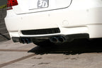 3d design e92 e93 m3 carbon fiber rear diffuser - iND Distribution