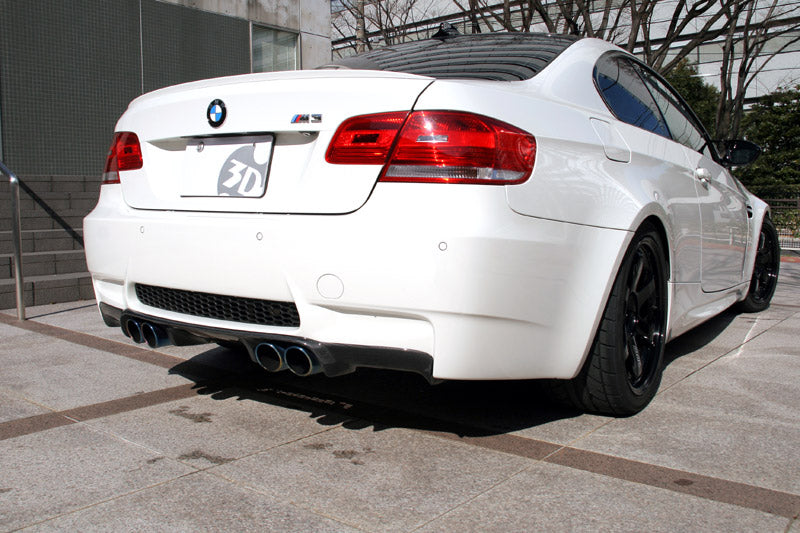 3d design e92 e93 m3 carbon fiber rear diffuser - iND Distribution