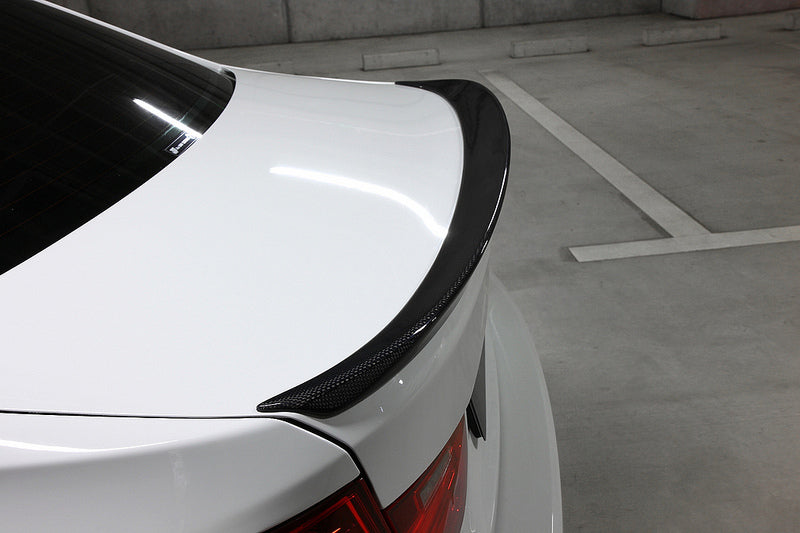 3d design f30 carbon fiber trunk spoiler - iND Distribution