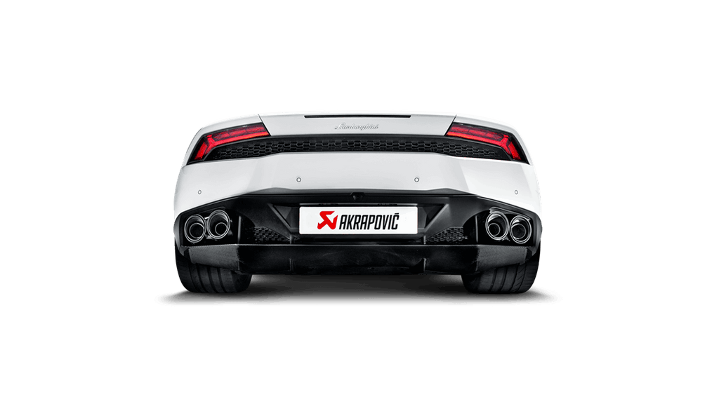 Akrapovic huracan lp 610 4 coupe spyder slip on exhaust system w carbon tail pipe set titanium - iND Distribution